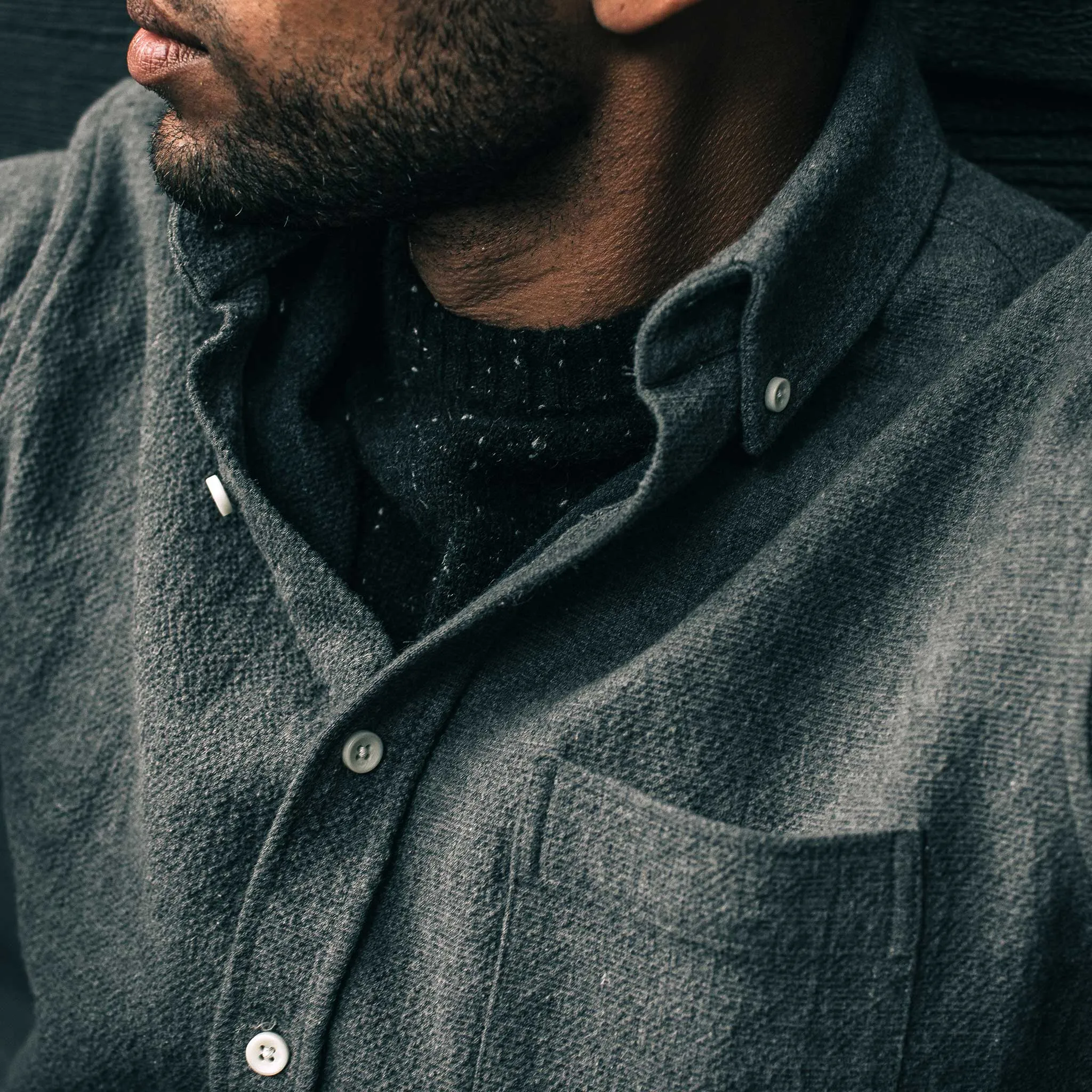 The Jack in Charcoal Double Cloth sold by Taylor Stitch product image thumbnail 3