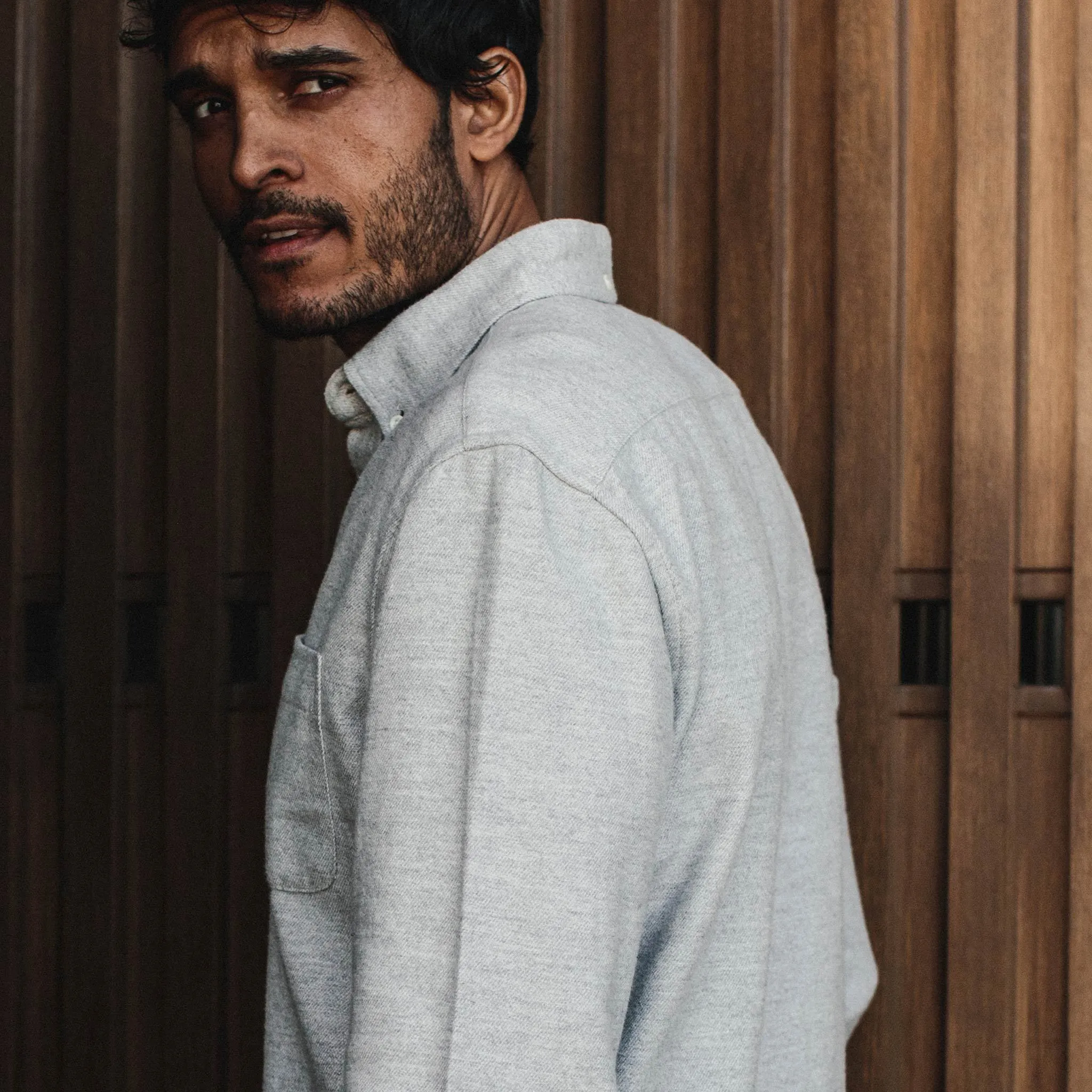 The Jack in Brushed Heather Grey sold by Taylor Stitch product image thumbnail 3