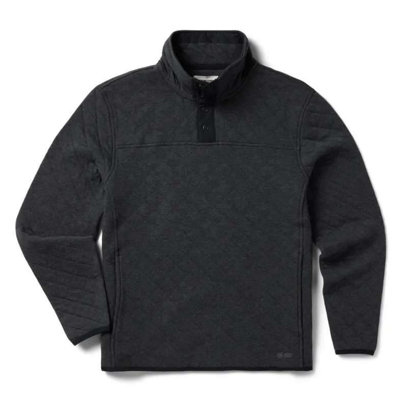 The Fall Line Pullover in Coal Heather sold by Taylor Stitch