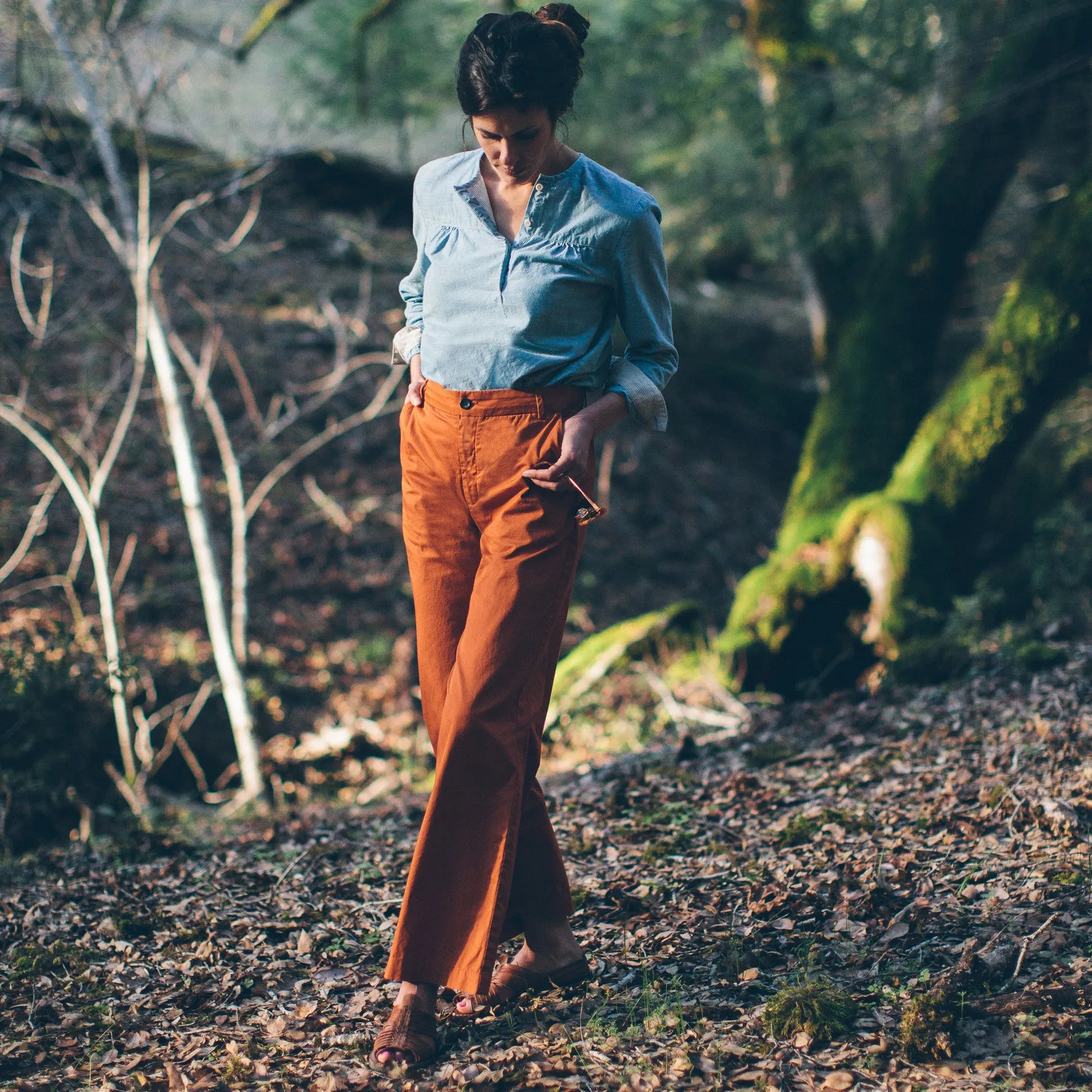 The Greenwich Pant in Rust sold by Taylor Stitch product image thumbnail 5