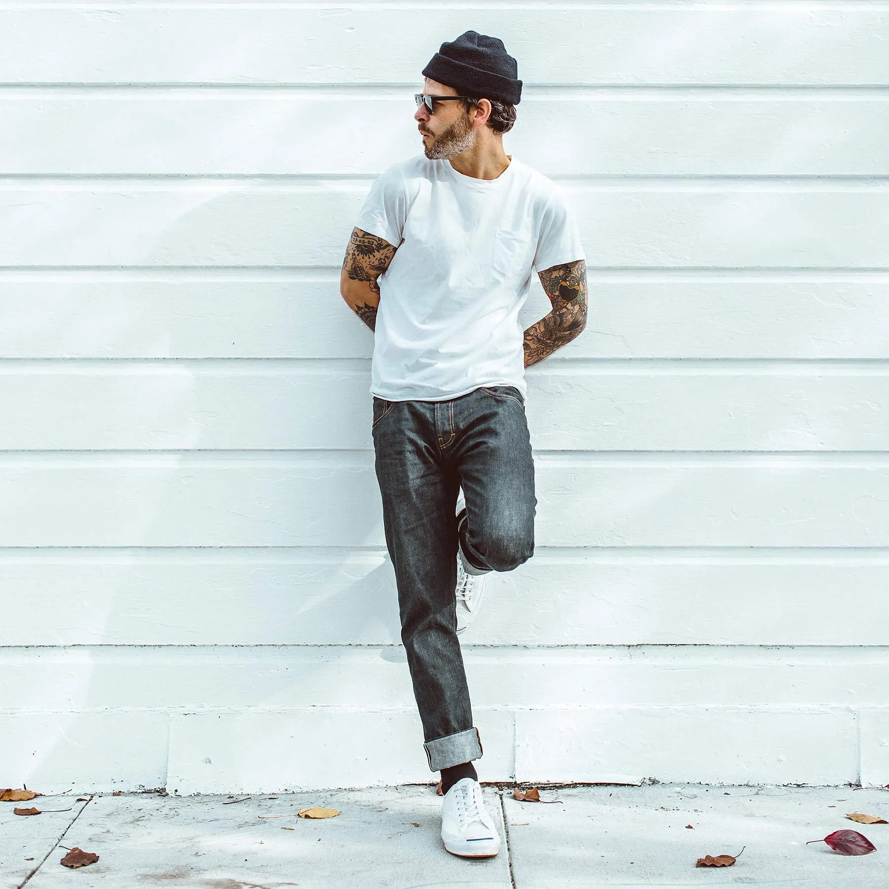The Slim Jean in Kurabo Slub Denim sold by Taylor Stitch product image thumbnail 2
