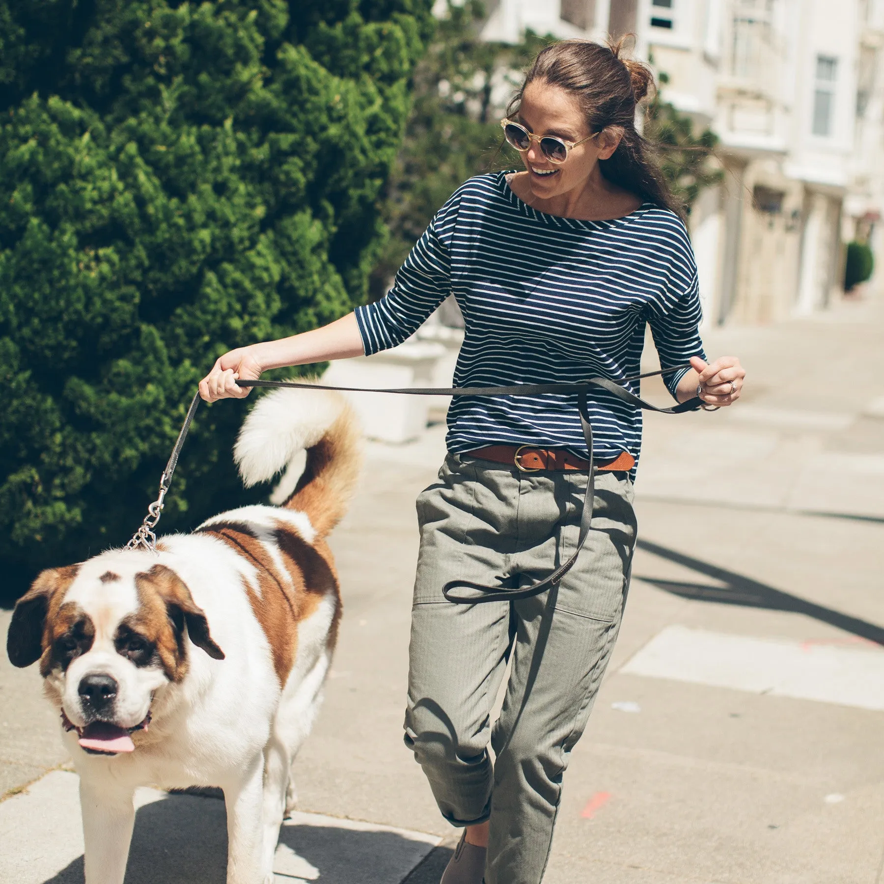 The Paige in Indigo & White Stripe sold by Taylor Stitch product image thumbnail 3