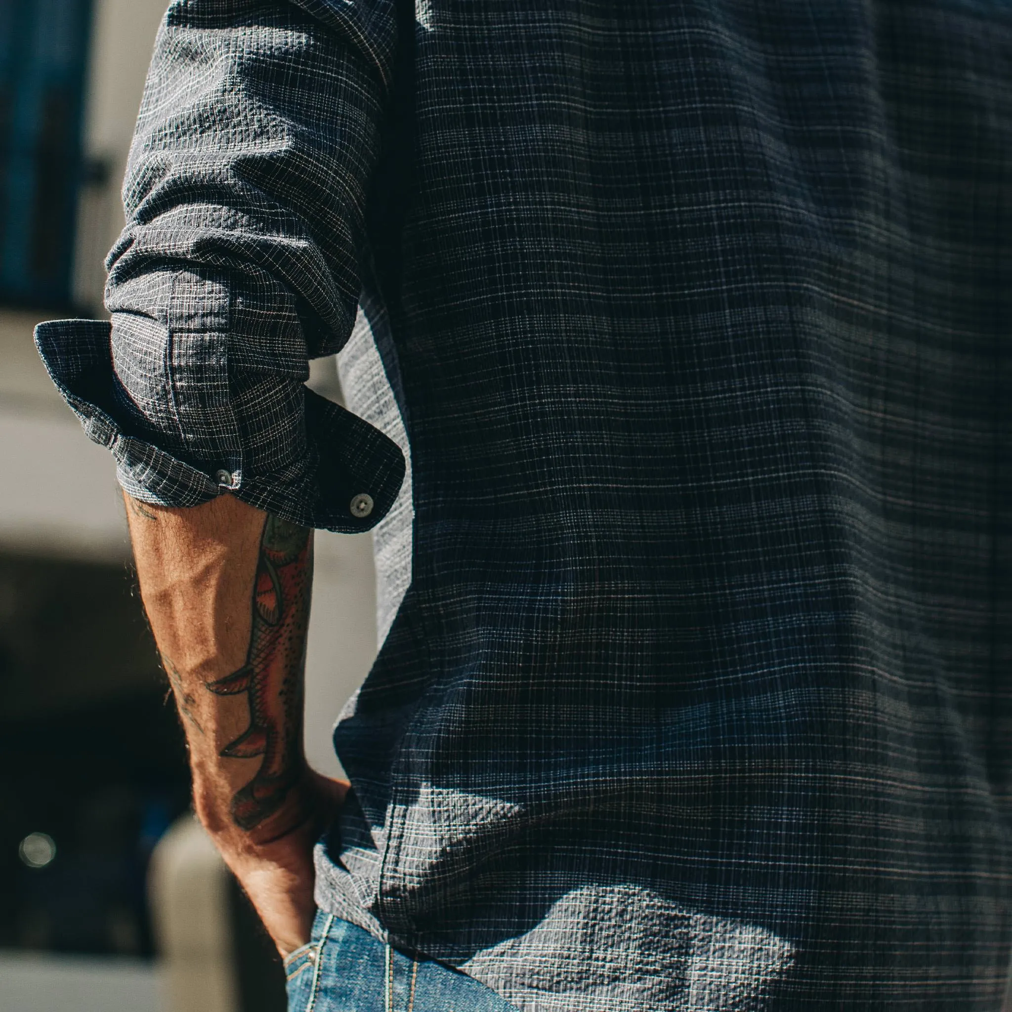 The Jack in Navy Slub sold by Taylor Stitch product image thumbnail 4