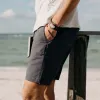 The Apres Short in Organic Dark Blue Foundation Twill sold by Taylor Stitch