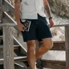 The Apres Short in Organic Dark Blue Foundation Twill sold by Taylor Stitch