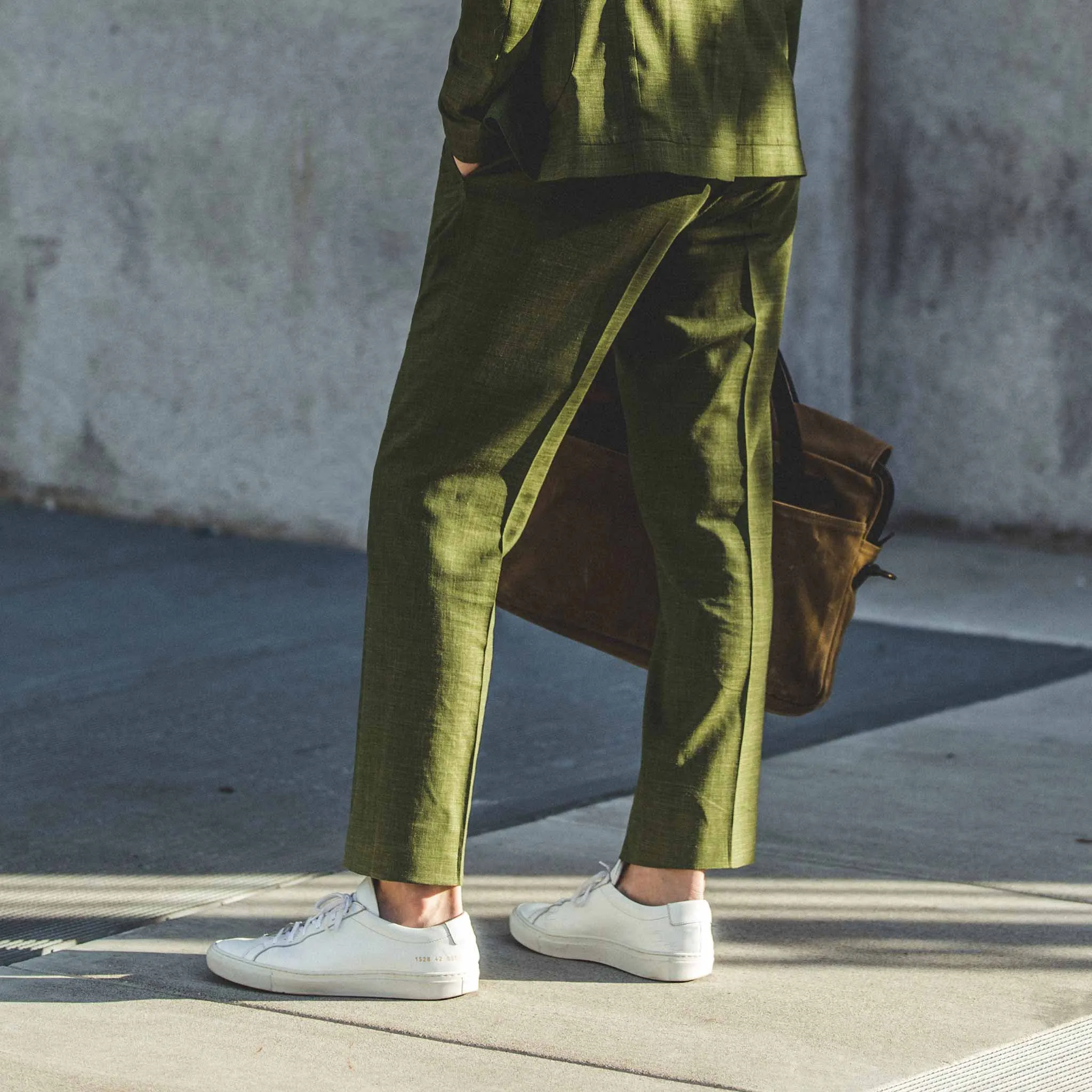 The Telegraph Trouser in Evergreen sold by Taylor Stitch product image thumbnail 5