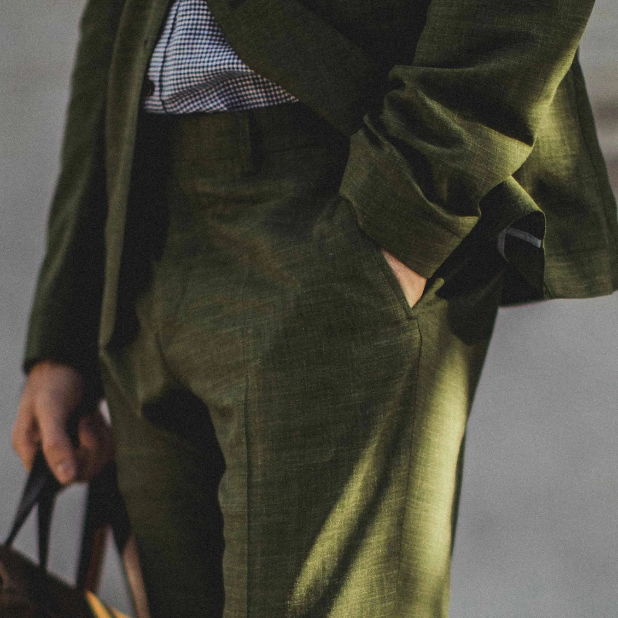 The Telegraph Trouser in Evergreen sold by Taylor Stitch product image thumbnail 4