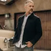 The Station Jacket in Dark Navy Broken Twill sold by Taylor Stitch