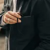 The Station Jacket in Dark Navy Broken Twill sold by Taylor Stitch