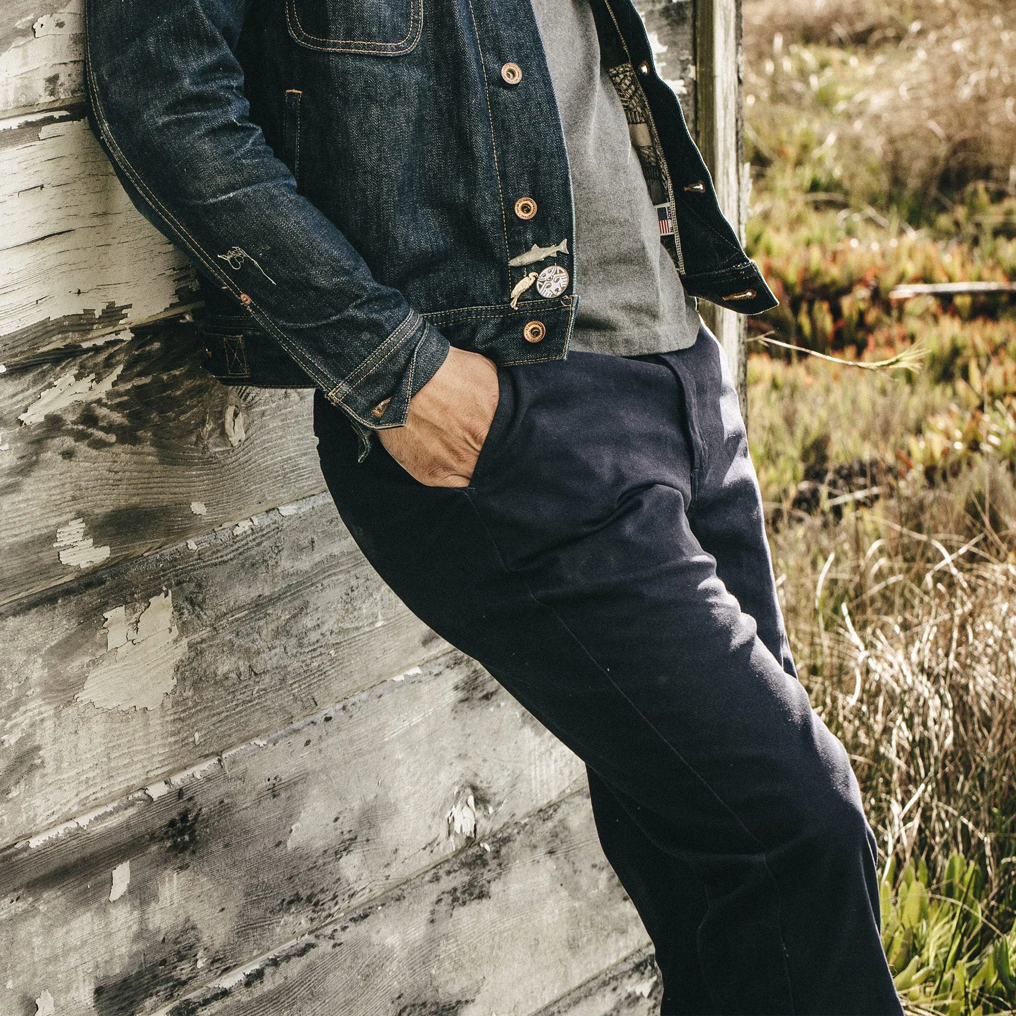 The Democratic Chino in Organic Navy sold by Taylor Stitch product image thumbnail 4