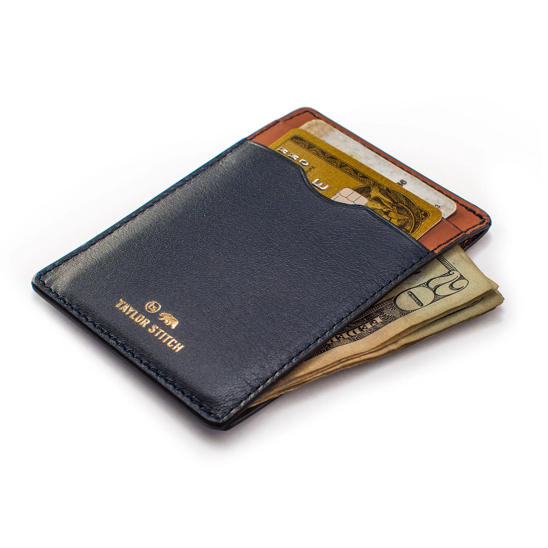 The Minimalist Wallet in Navy sold by Taylor Stitch product image thumbnail 3