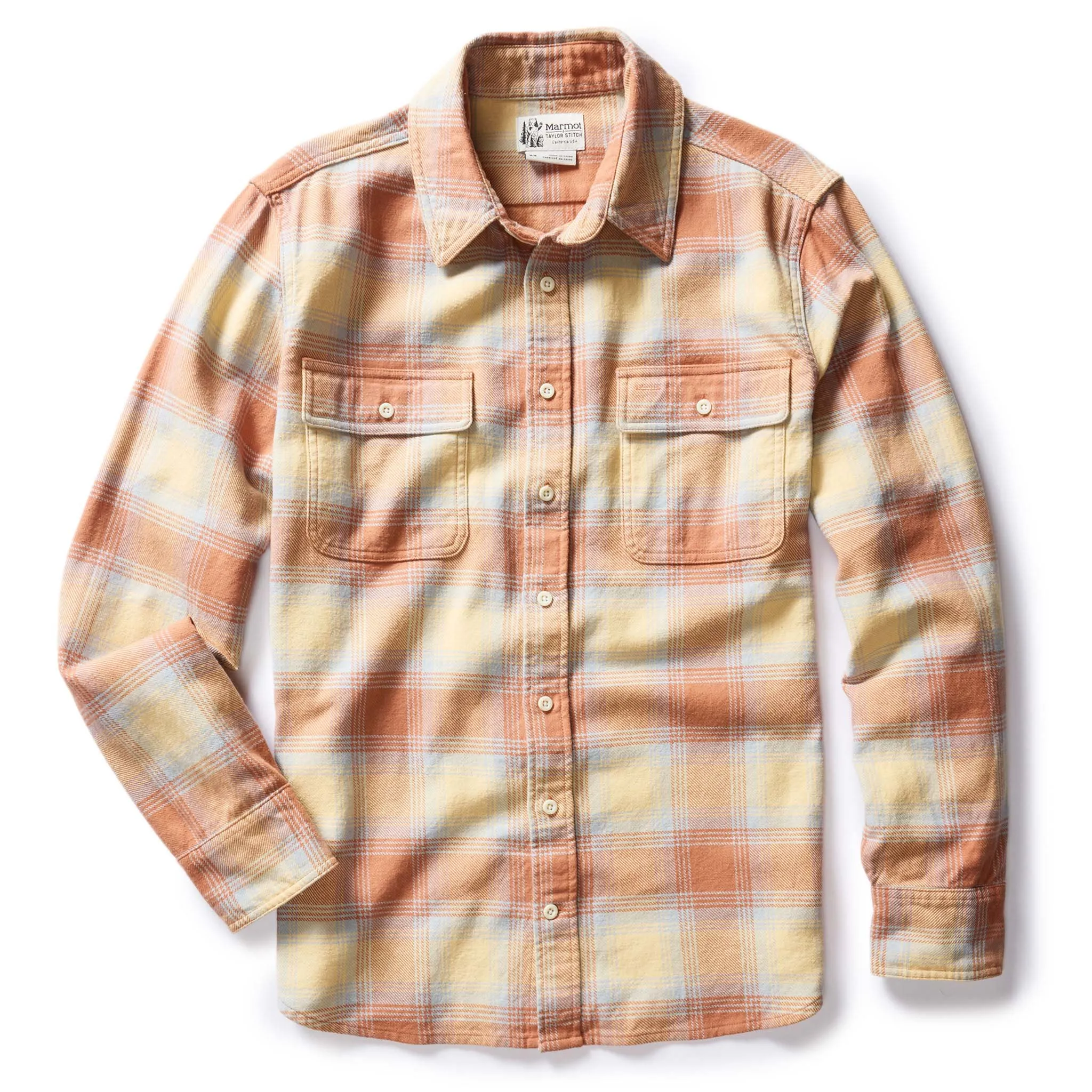 The Ledge Shirt in Sunrise Plaid sold by Taylor Stitch product image thumbnail 5