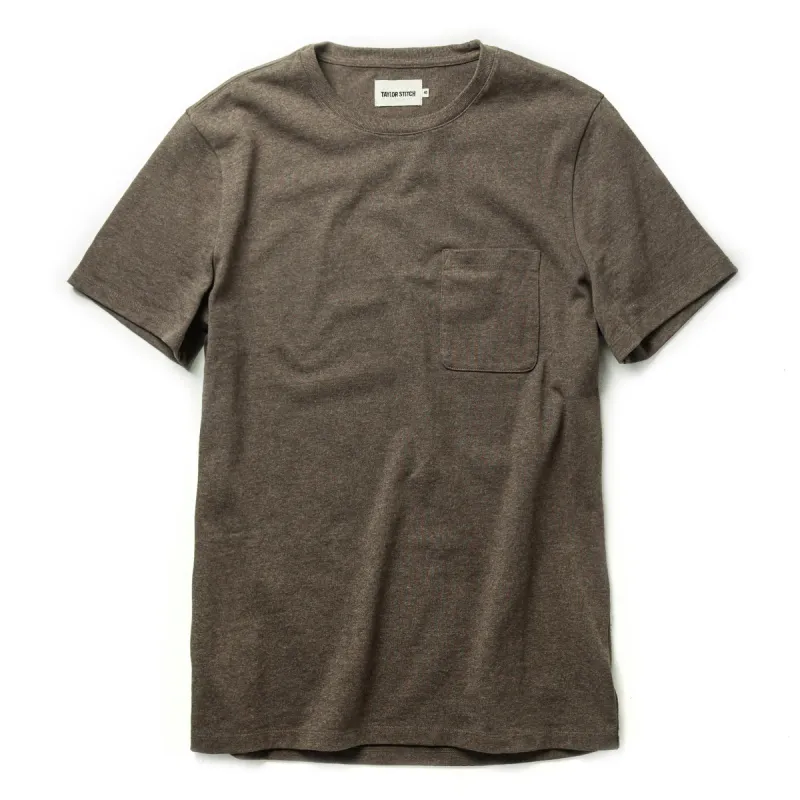 The Heavy Bag Tee in Espresso sold by Taylor Stitch