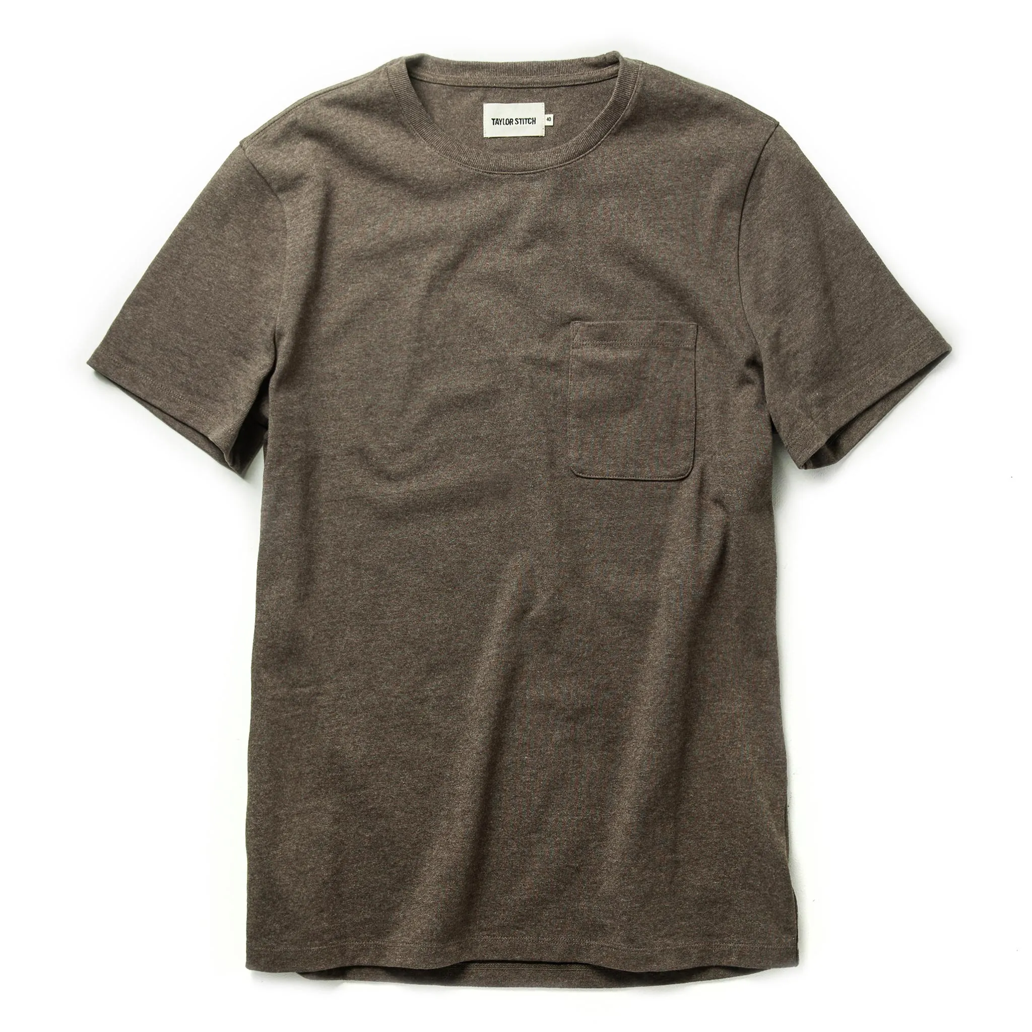 The Heavy Bag Tee in Espresso sold by Taylor Stitch