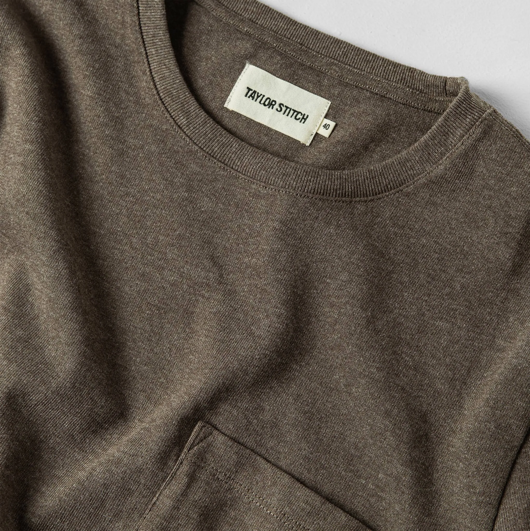 The Heavy Bag Tee in Espresso sold by Taylor Stitch product image thumbnail 5