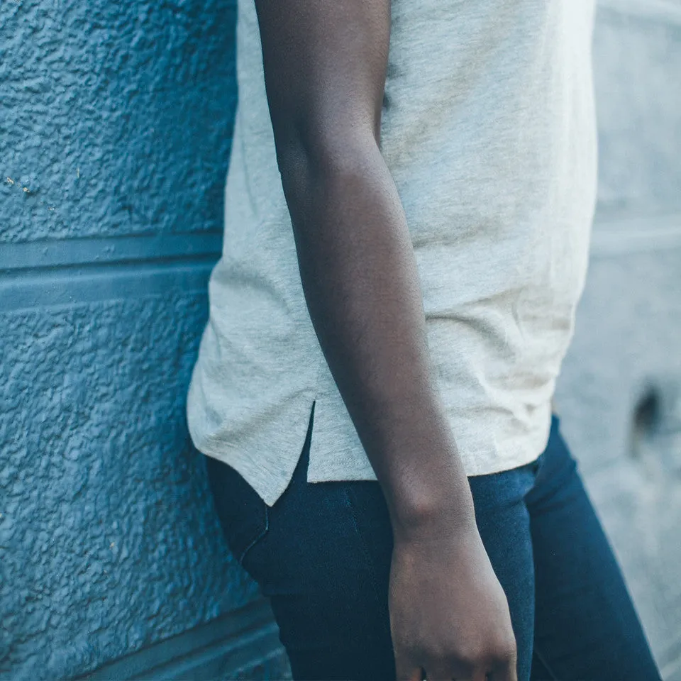 The Aidan - Heather Grey Tee sold by Taylor Stitch product image thumbnail 4