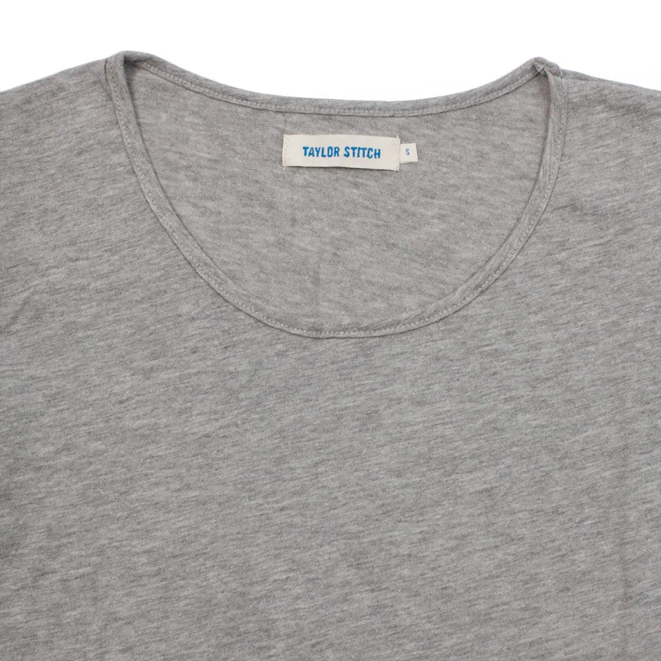 The Aidan - Heather Grey Tee sold by Taylor Stitch product image thumbnail 2