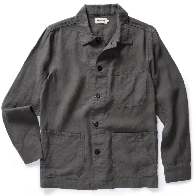 The Ojai Jacket in Granite Hemp sold by Taylor Stitch