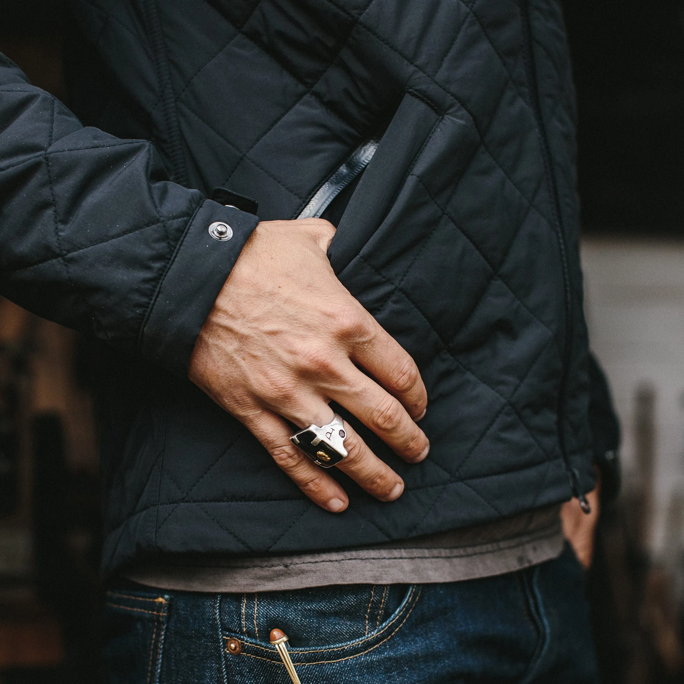 The Vertical Jacket in Navy sold by Taylor Stitch product image thumbnail 3