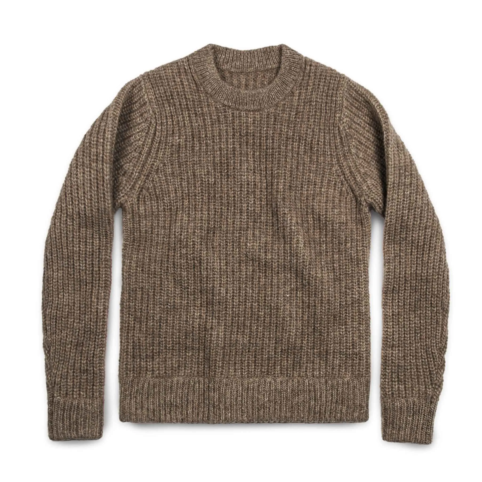 The Whaler Sweater in Alpaca Wool sold by Taylor Stitch