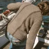 The Whaler Sweater in Alpaca Wool sold by Taylor Stitch