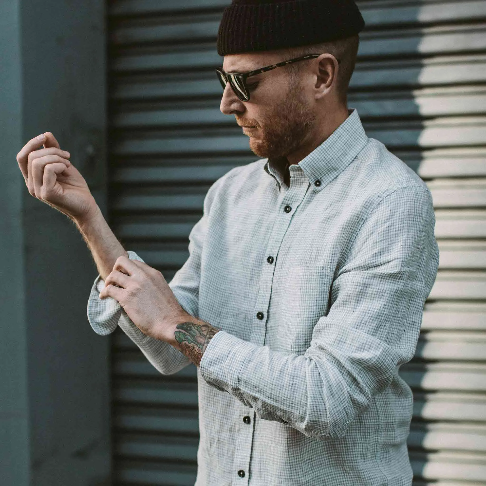 The Jack in Ash Gingham sold by Taylor Stitch product image thumbnail 2