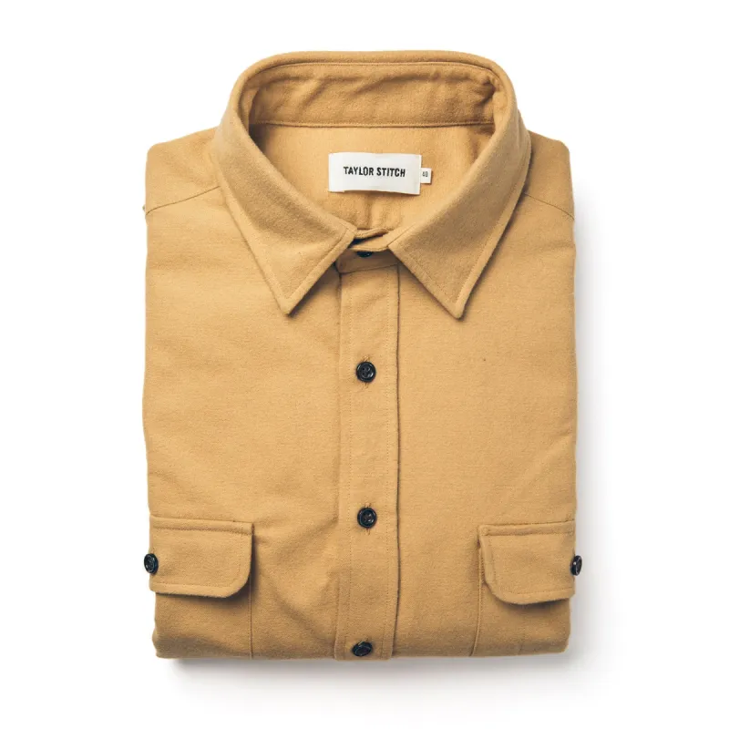 The Yosemite Shirt in Sawdust sold by Taylor Stitch
