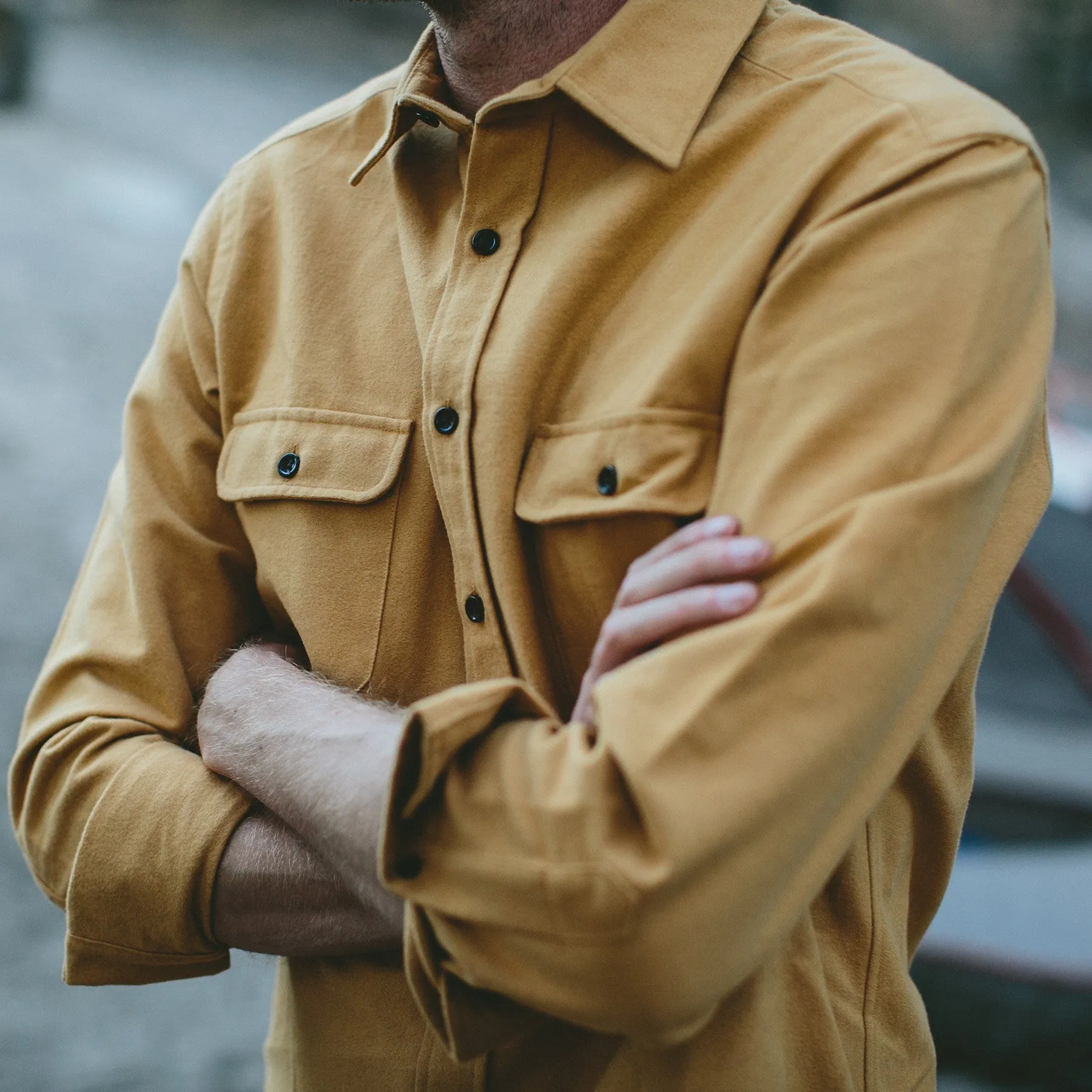 The Yosemite Shirt in Sawdust sold by Taylor Stitch product image thumbnail 3