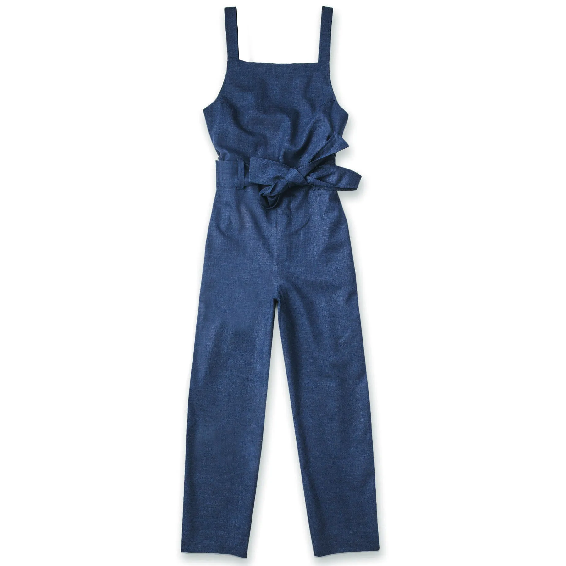 The Frankie Jumpsuit in Cobalt sold by Taylor Stitch