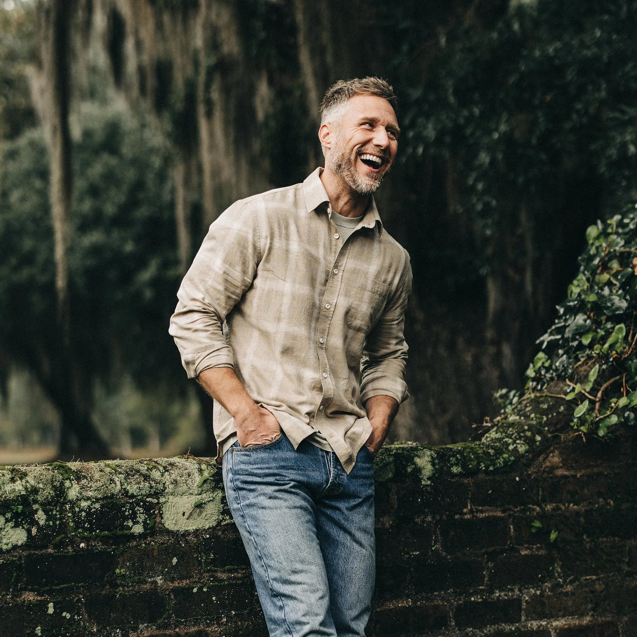 The California in Heathered Sunrise Plaid sold by Taylor Stitch product image thumbnail 2