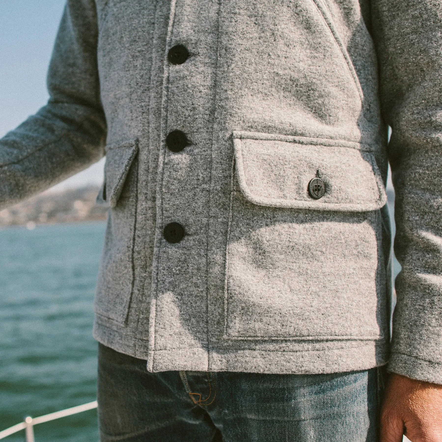 The Submariner in Ash Donegal Lambswool sold by Taylor Stitch product image thumbnail 4