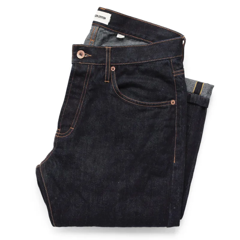 The Slim Jean in Sol Selvage sold by Taylor Stitch