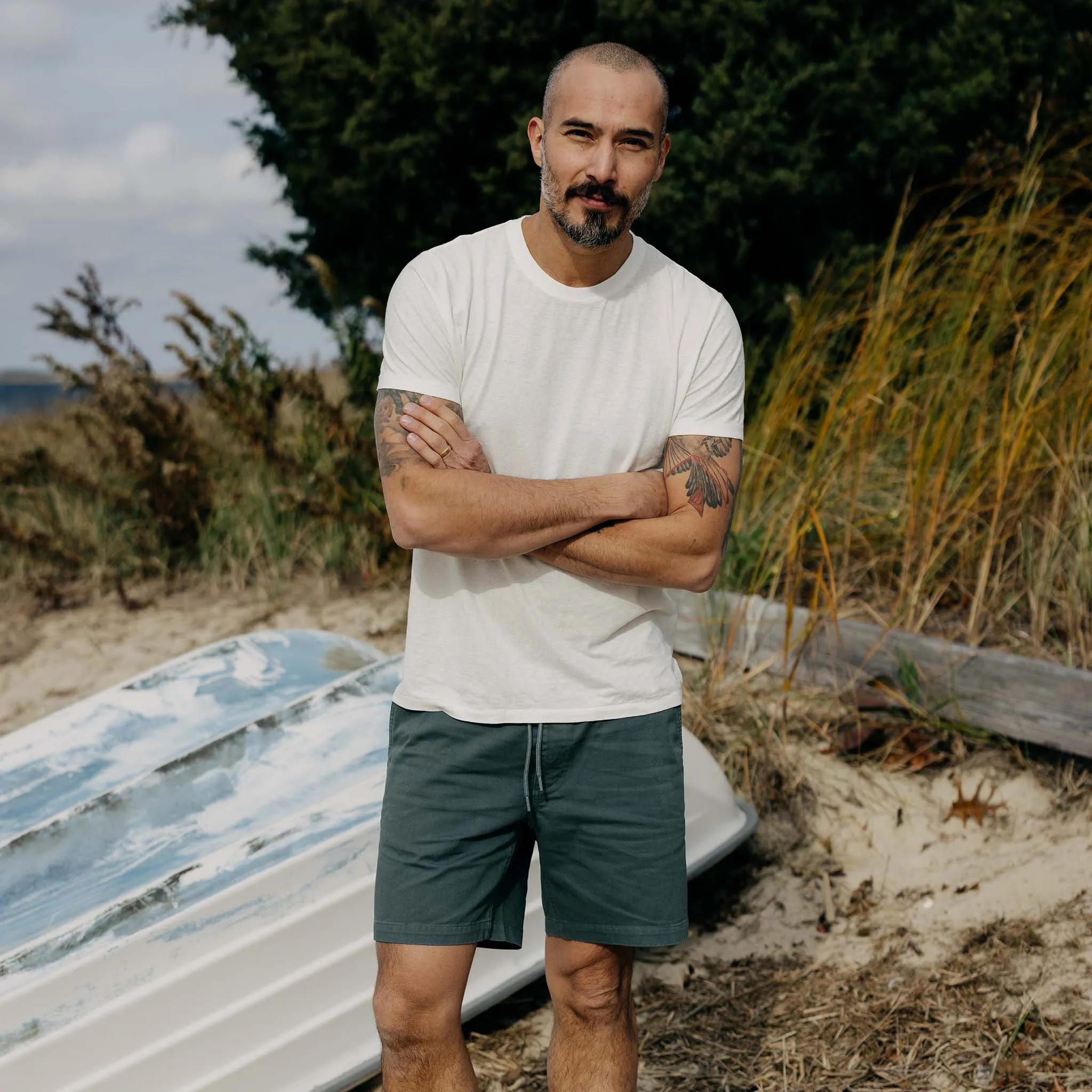 The Apres Short in Organic Deep Sea Foundation Twill sold by Taylor Stitch product image thumbnail 2