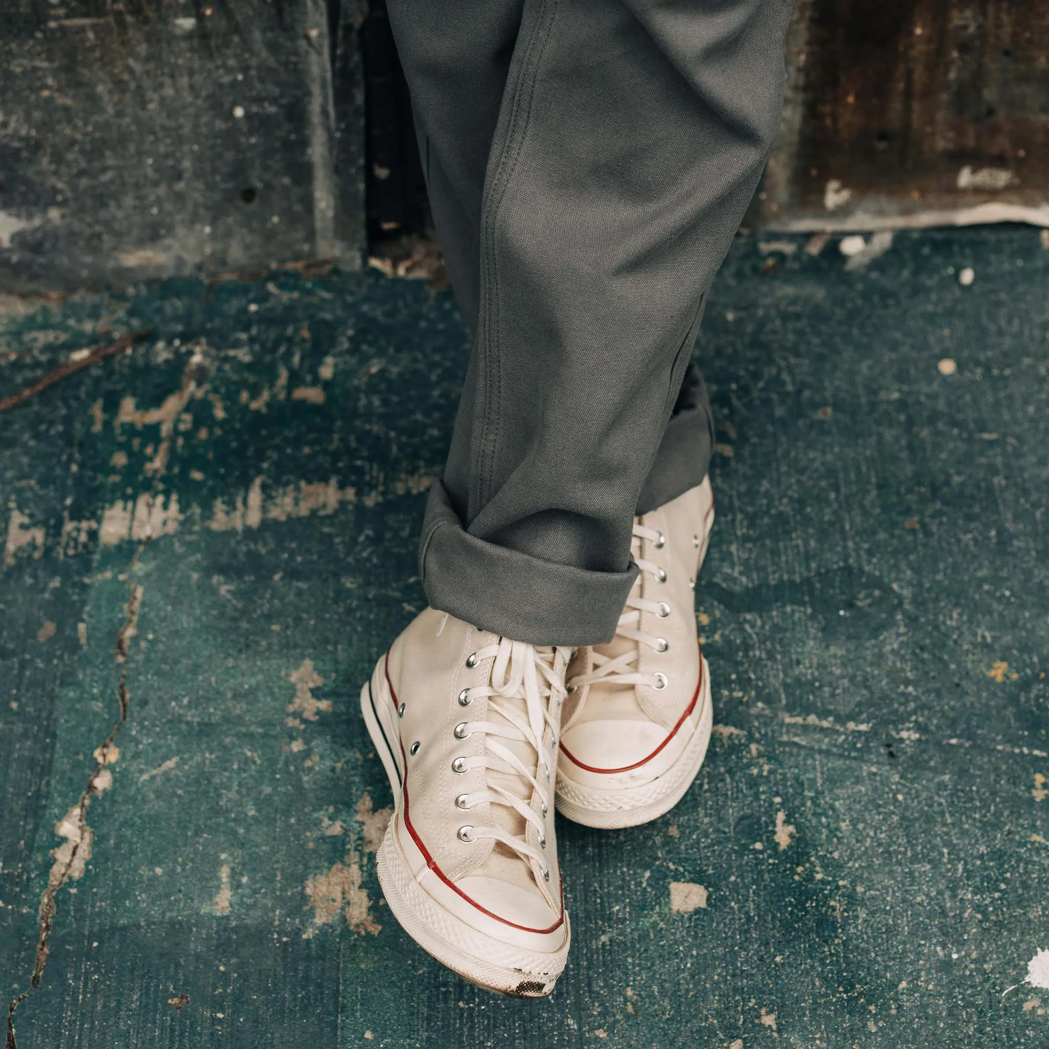 The Camp Pant in Gravel Boss Duck sold by Taylor Stitch product image thumbnail 4