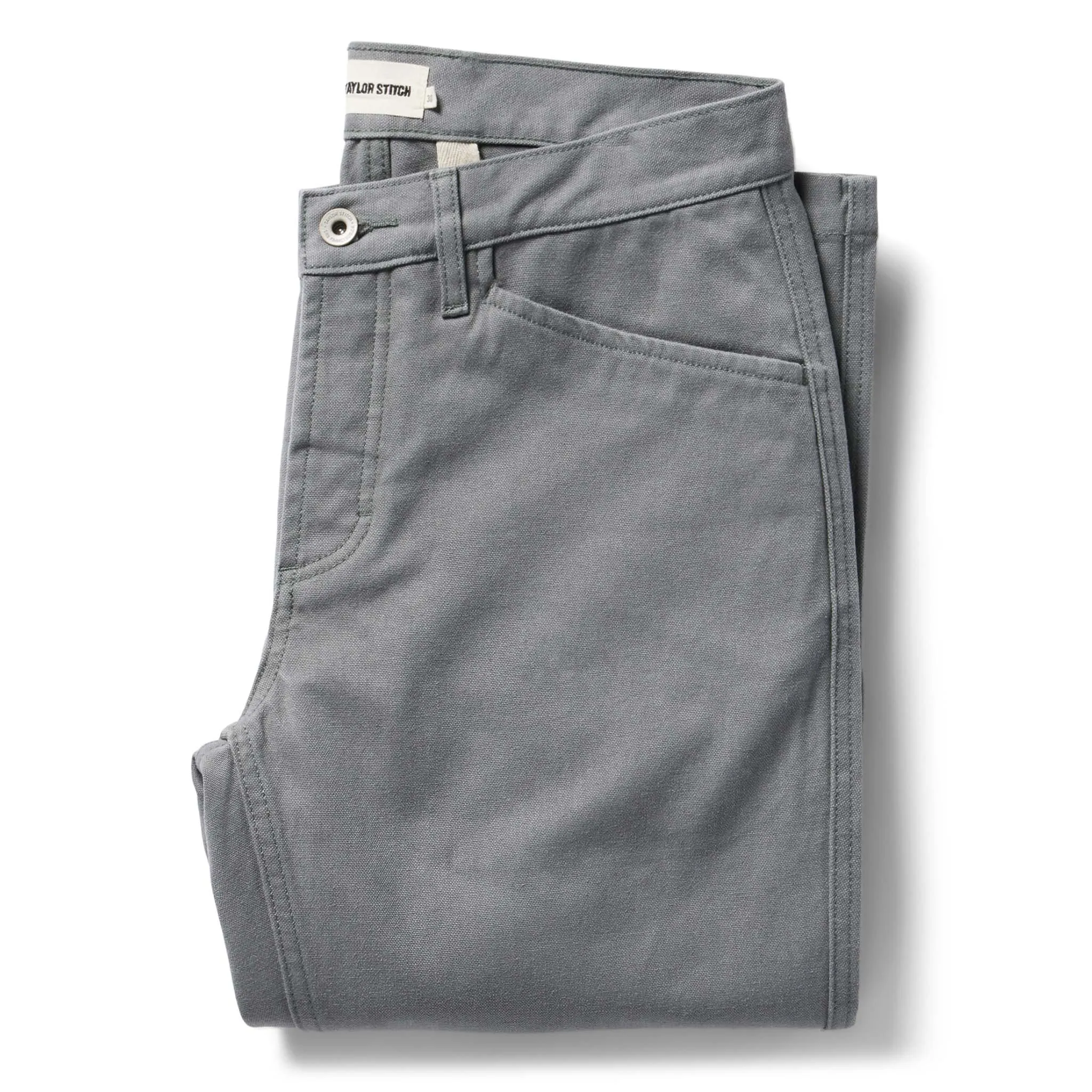 The Camp Pant in Gravel Boss Duck sold by Taylor Stitch