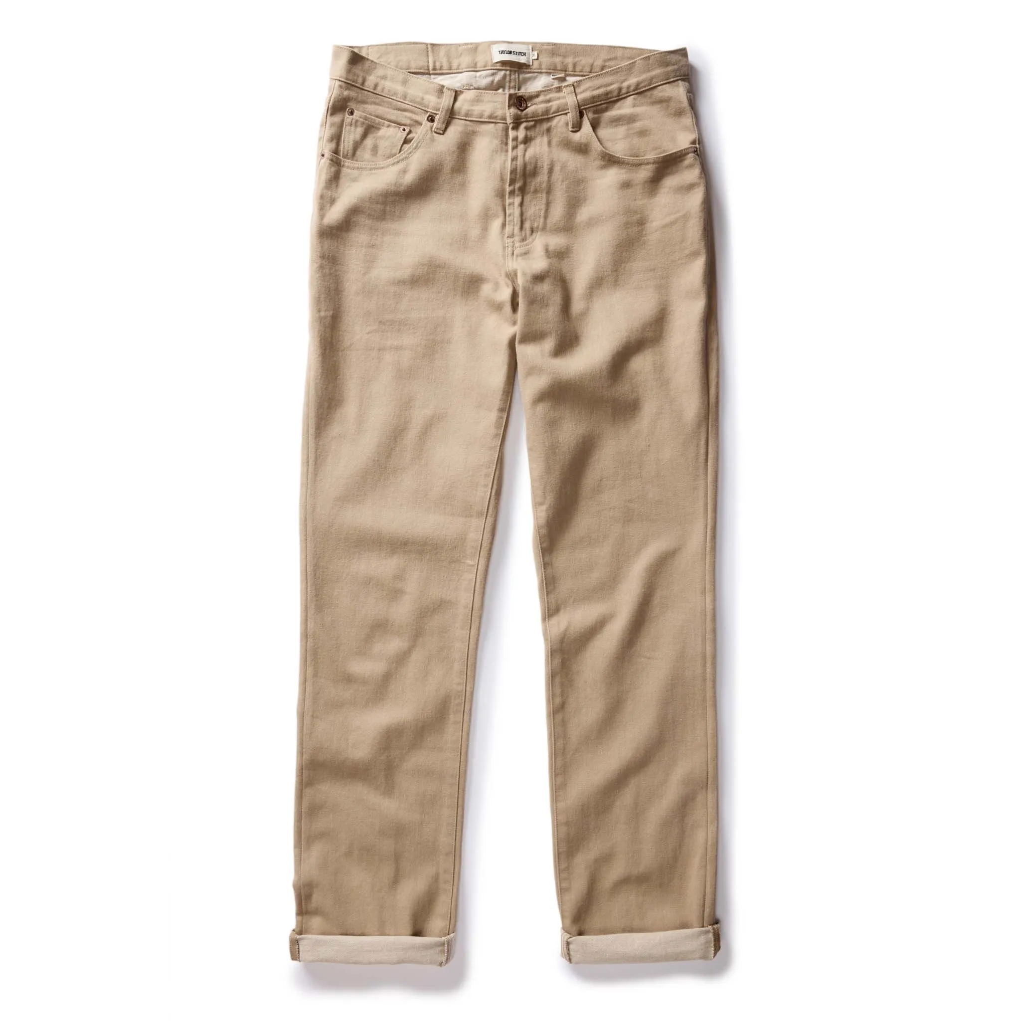 The Democratic All Day Pant in Light Khaki Broken Twill sold by Taylor Stitch product image thumbnail 5