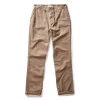 The Democratic Foundation Pant in Dried Earth sold by Taylor Stitch