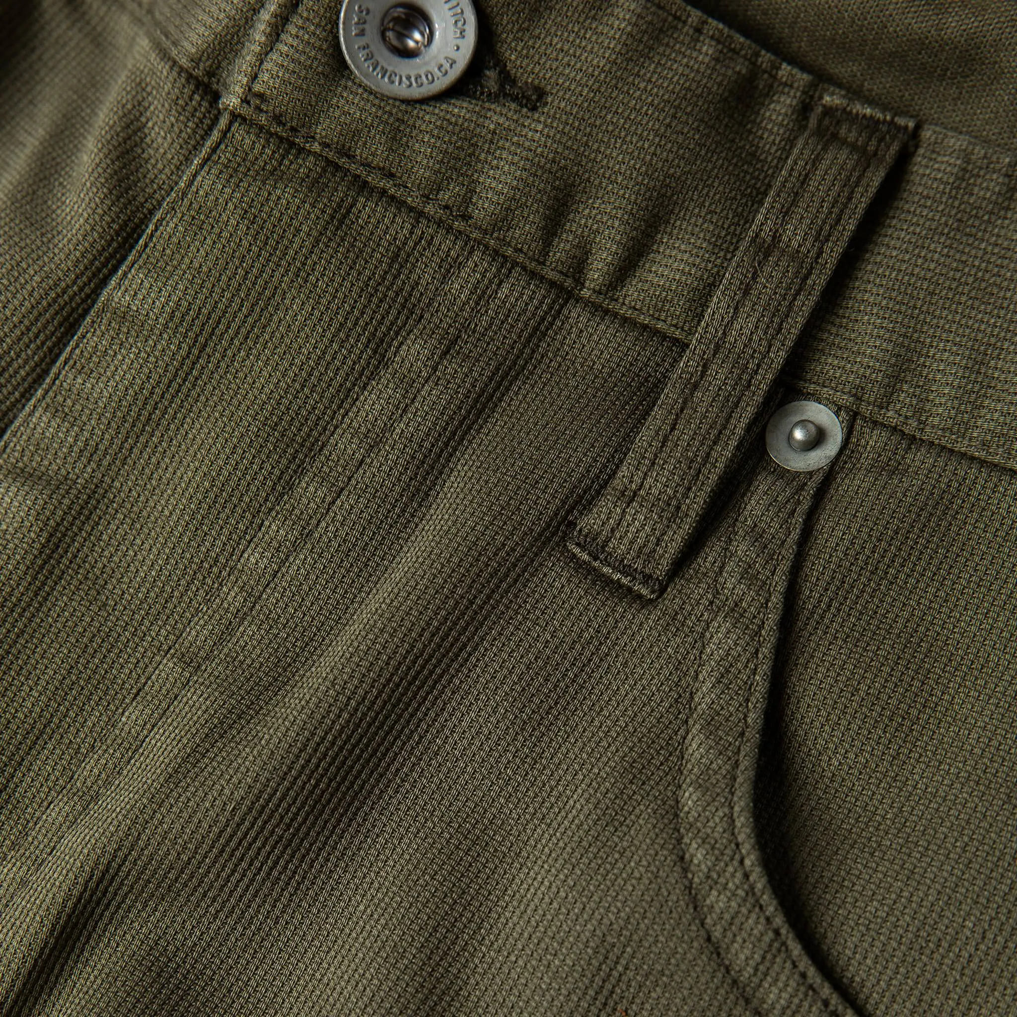 The Democratic All Day Pant in Olive Bedford Cord sold by Taylor Stitch product image thumbnail 5