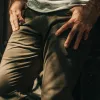 The Democratic All Day Pant in Olive Bedford Cord sold by Taylor Stitch