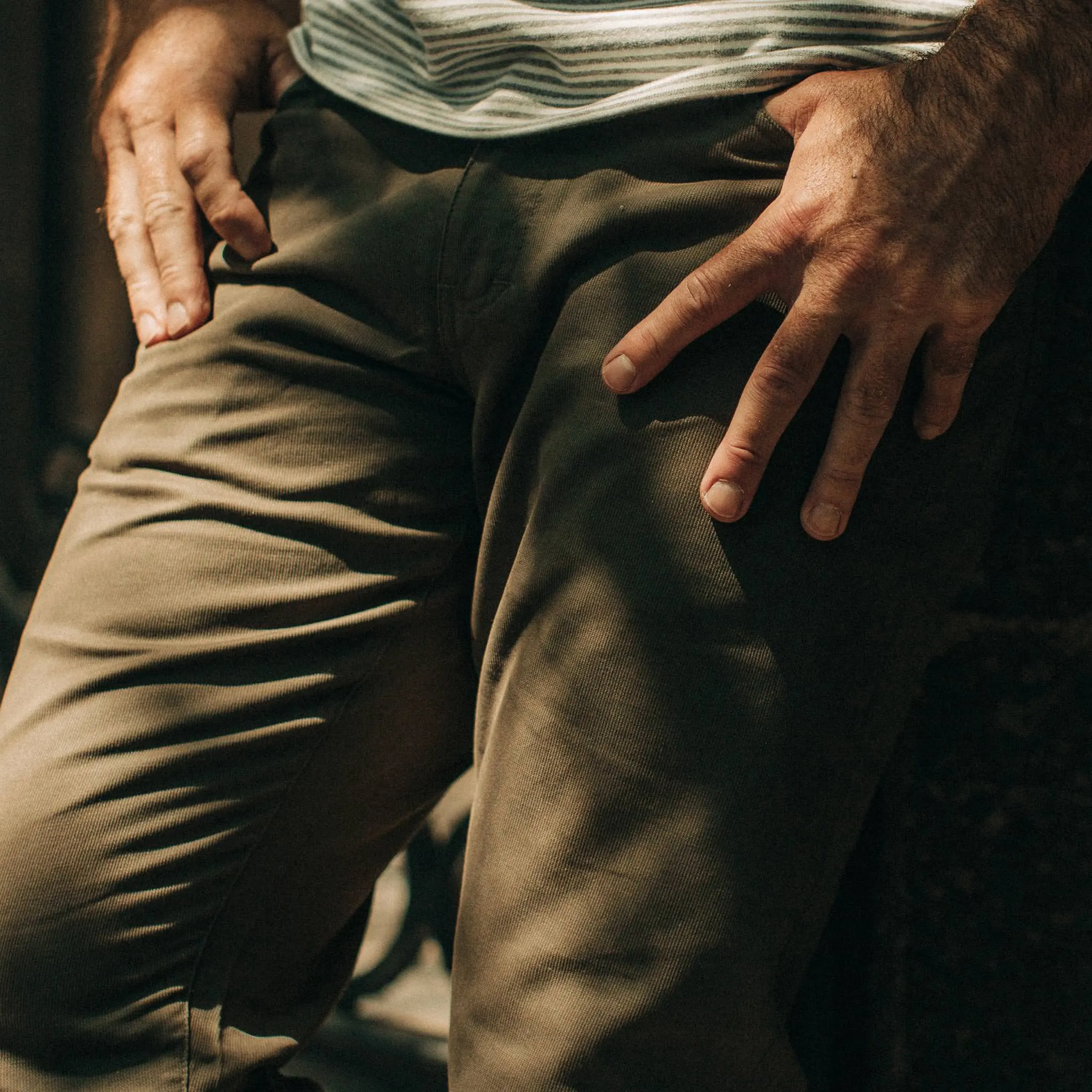 The Democratic All Day Pant in Olive Bedford Cord sold by Taylor Stitch product image thumbnail 4