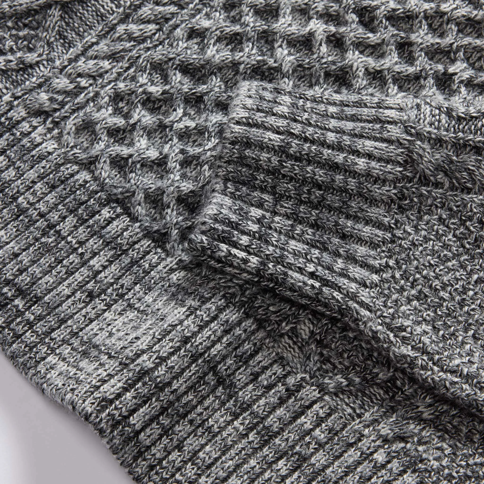 The Orr Sweater in Marled Coal Merino sold by Taylor Stitch product image thumbnail 5