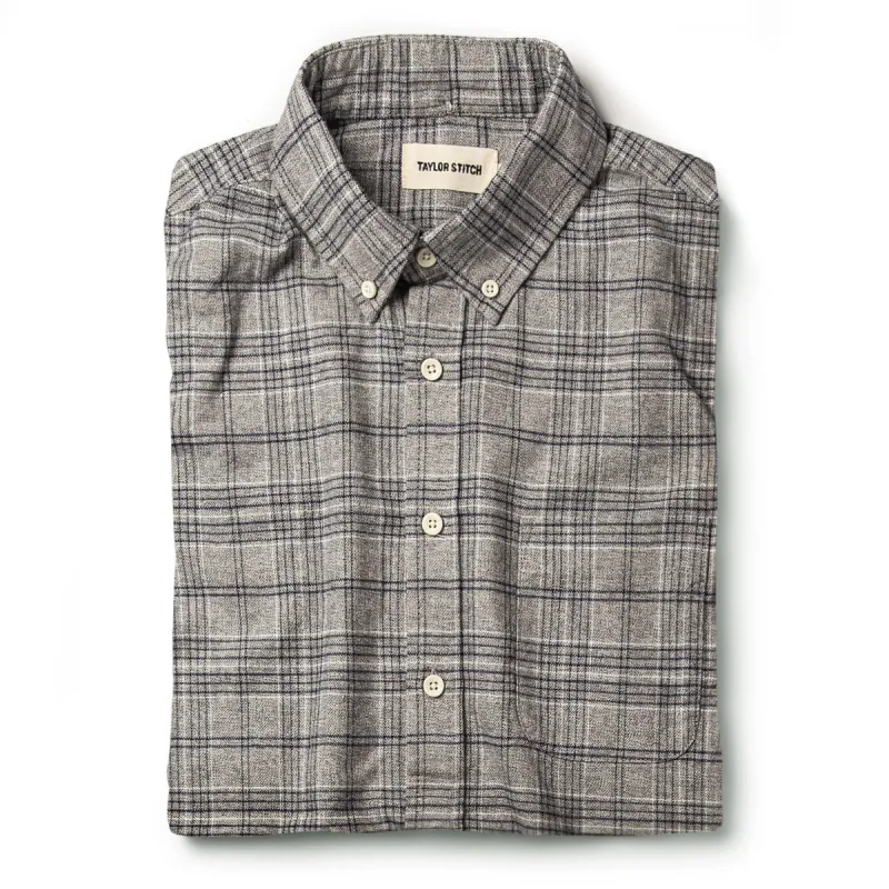 The Jack in Slate Plaid sold by Taylor Stitch