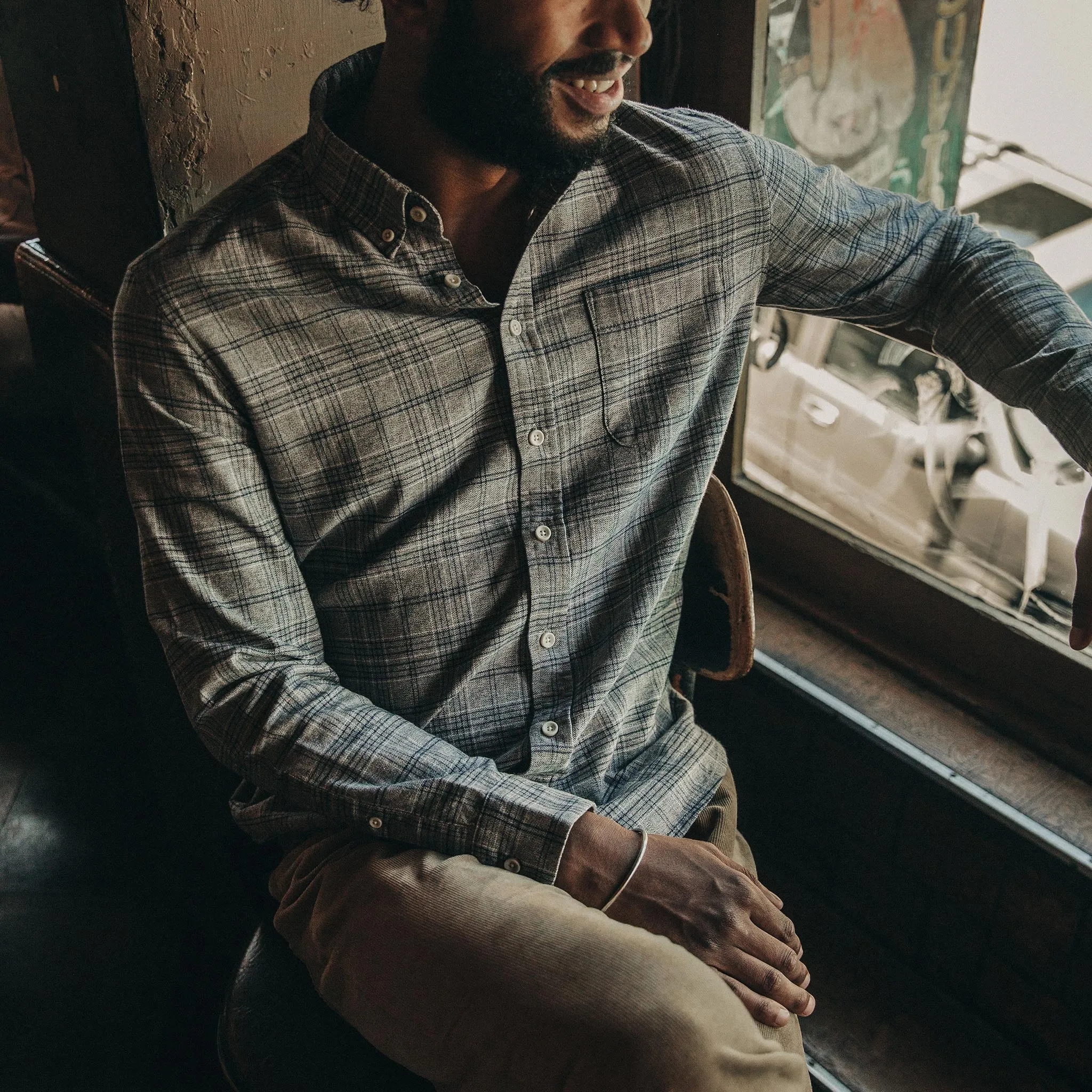 The Jack in Slate Plaid sold by Taylor Stitch product image thumbnail 2