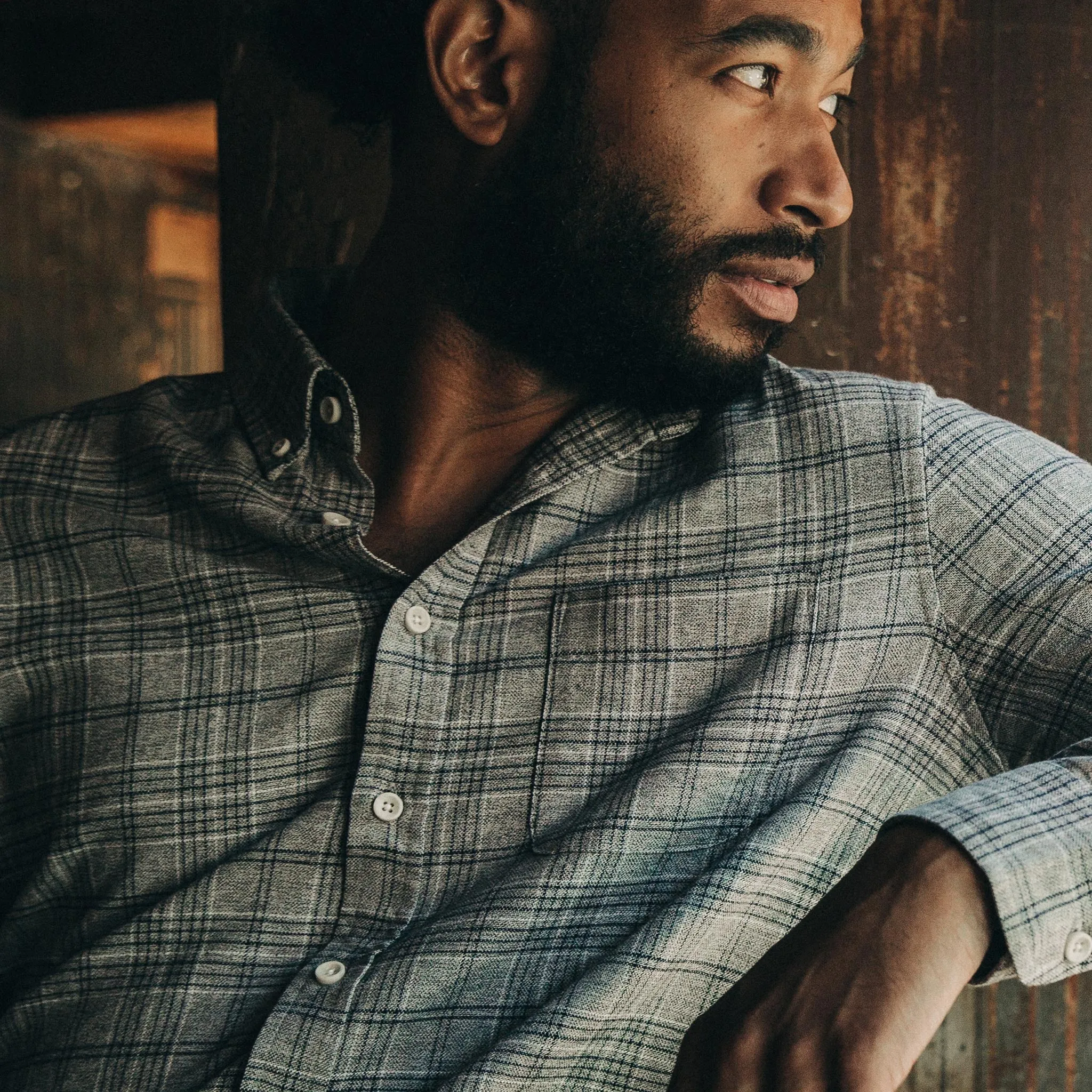 The Jack in Slate Plaid sold by Taylor Stitch product image thumbnail 3