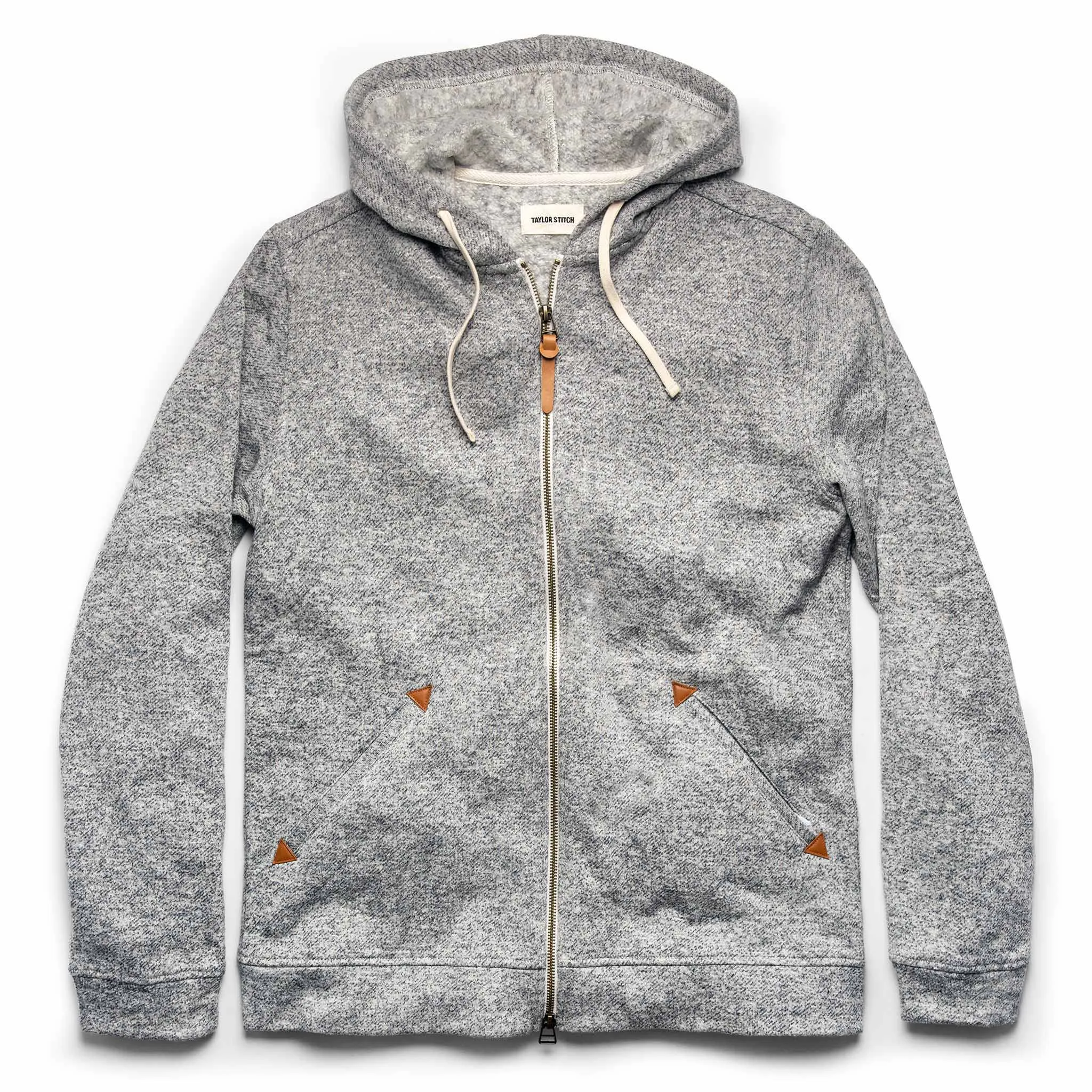 The Après Hoodie in Heather Grey sold by Taylor Stitch