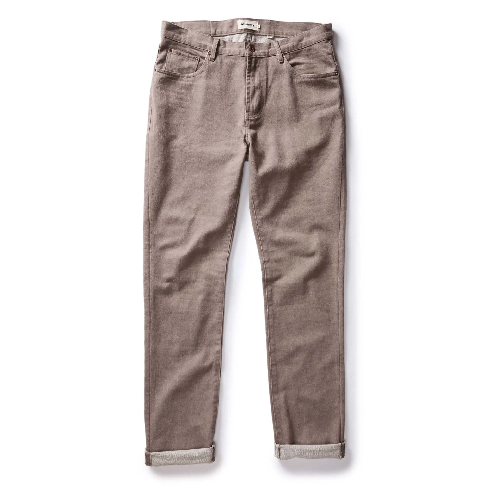 The Slim All Day Pant in Silt Broken Twill sold by Taylor Stitch product image thumbnail 5