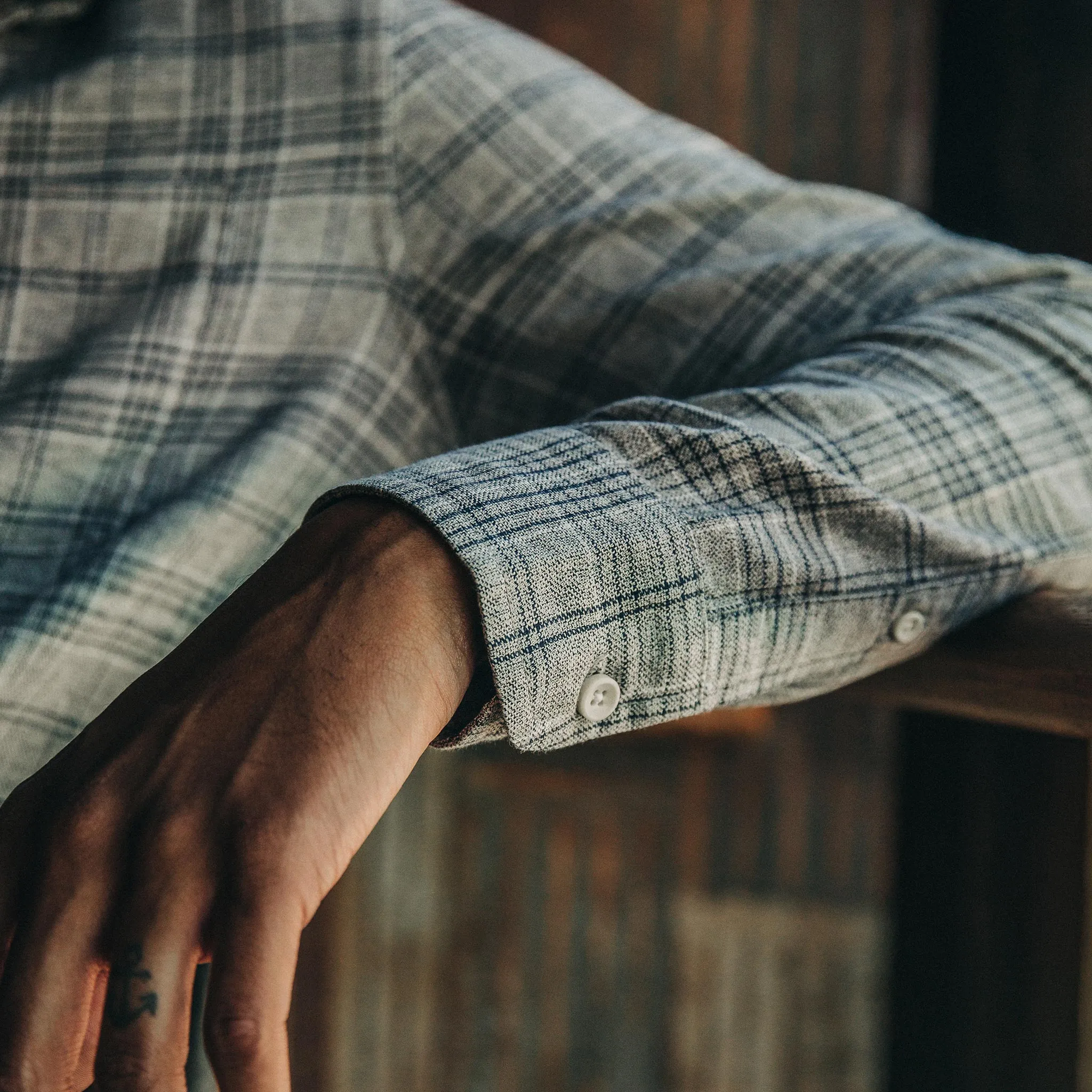 The Jack in Slate Plaid sold by Taylor Stitch product image thumbnail 4