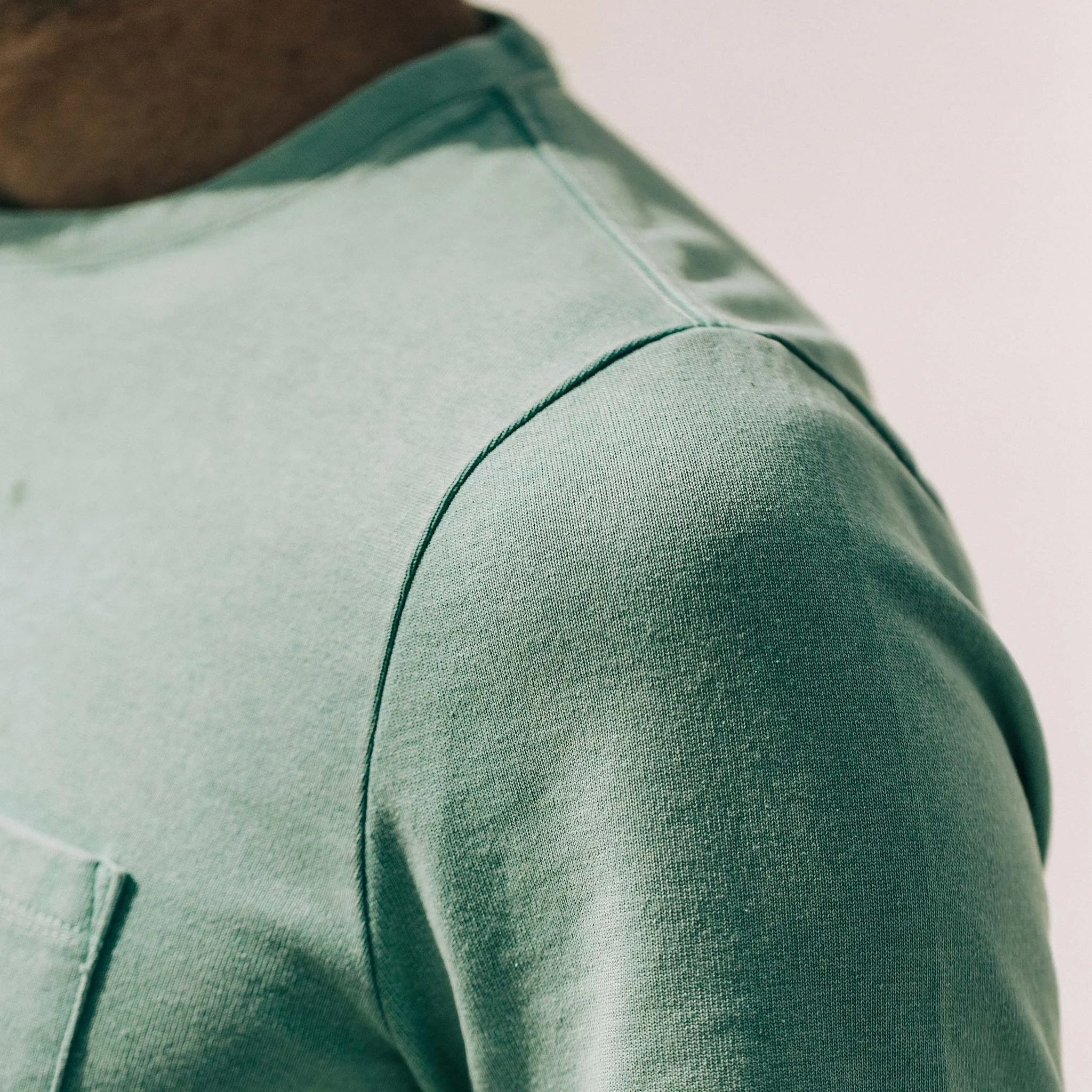 The Heavy Bag Tee in Dusty Teal sold by Taylor Stitch product image thumbnail 4