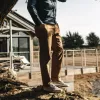 The Democratic Chino in Organic British Khaki sold by Taylor Stitch