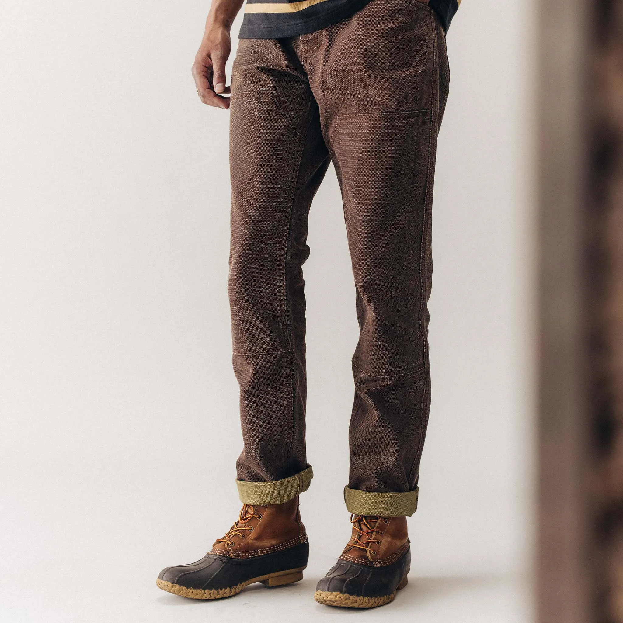 The Chore Pant in Aged Penny Chipped Canvas sold by Taylor Stitch product image thumbnail 3